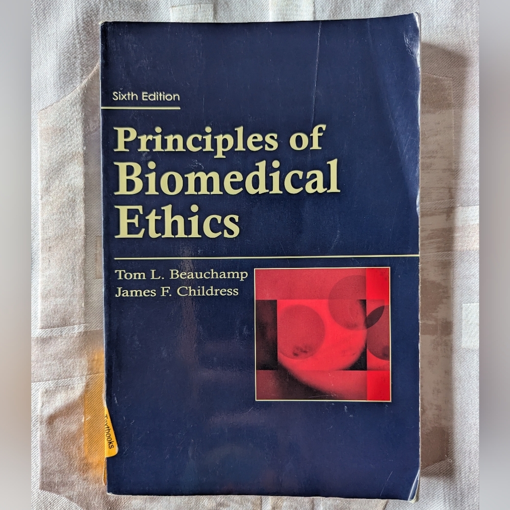 Book Bundle 3/$20: Principles of Biomedical Ethics Book